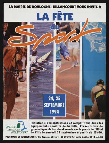 La fête du sport, 24-25 septembre 1994,