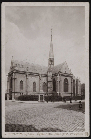 Boulogne-sur-Seine. - Eglise Notre Dame (XIVe, XVe siècles). (s.d.)