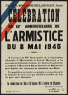 Célébration du 12e anniversaire de l'armistice du 8 mai 1945,