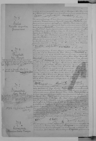 Naissance, enregistrement : Registre de 1911