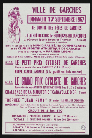 Prix cyclistes de Garches,