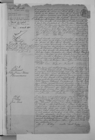 Naissance, enregistrement : Registre de 1915