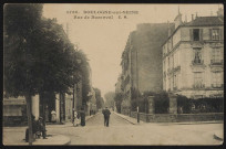 3766 - Boulogne-sur-Seine - Rue de Buzenval, Boulogne-Billancourt . rue de Anna Jacquin . - perspective de la rue Anna Jacquin et croisement avec la rue de Montmorency