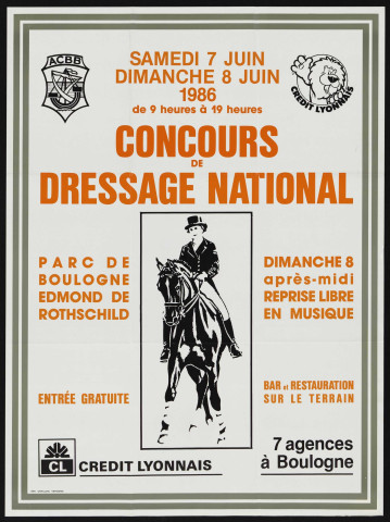 Concours de dressage national,