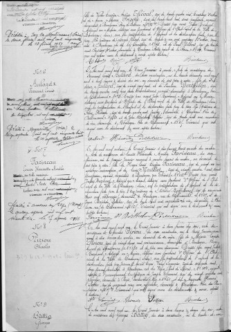 Naissance, enregistrement : Registre de 1901