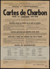 Cartes de charbon pour la campagne 1947-1948,