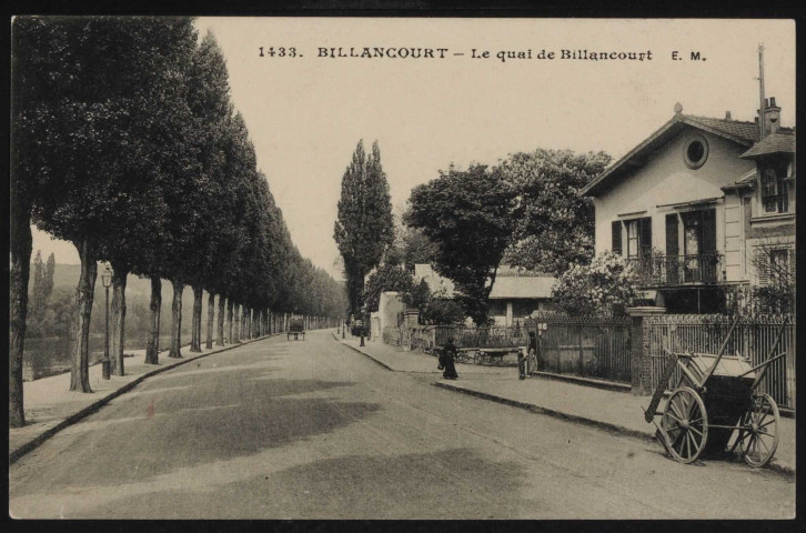 1433 - Billancourt : le quai de Billancourt (s.d.).