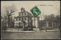 64 - Boulogne - La Mairie, Boulogne-Billancourt. rue de l'Ancienne Mairie . - façade de la mairie