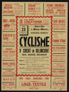 Quinzaine sportive, cyclisme : 8me circuit de Billancourt, prix Marcel Boujeant, Nombreuses publicités d'entreprises.