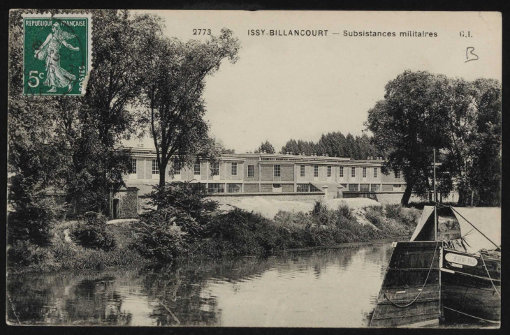 2773 - Issy/Billancourt: subsistances militaires (s.d.).