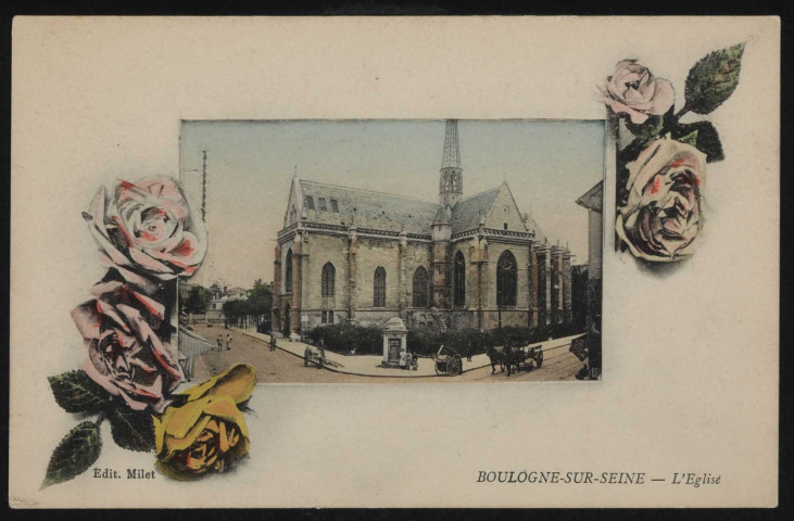 Boulogne-sur-Seine. - L'église.