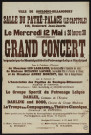 Grand concert organisé par la municipalité et le patronage laïque municipal,