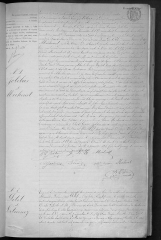 Mariage, enregistrement : Registre de 1887