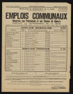 Emplois communaux réservés aux pensionnés et aux veuves de guerre habitant le département de la Seine, Recrutement à Boulogne-Billancourt d'une berceuse de crèche.