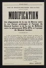 Modification des alignements de la rue de Sèvres entre les rues Carnot prolongée et l'avenue du Général Leclerc et de la rue de Bellevue entre la mitoyenneté 97bis-97ter et l'avenue du Général Leclerc,