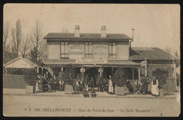 166 - Billancourt: quai du Point-du-Jour (s.d.).