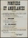 Pompiers et ambulances ,