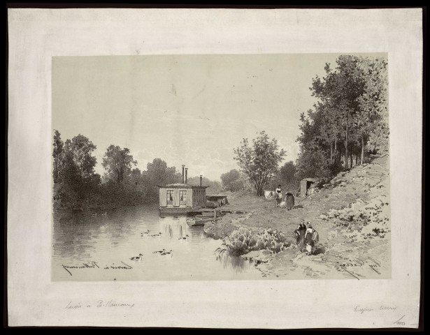 Lavoir à Billancourt, Eugène Cicery