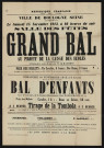 Grand bal au profit de la caisse des écoles ; bal d'enfants,