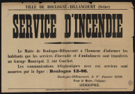 Service d'incendie,