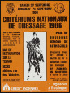 Critériums nationaux de dressage 1986,