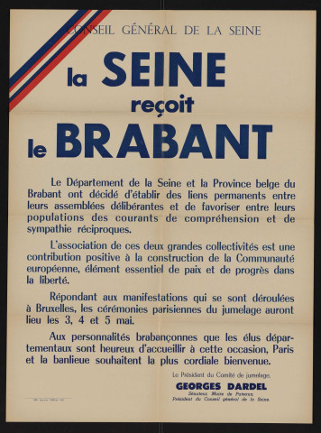 La Seine reçoit le Brabant,