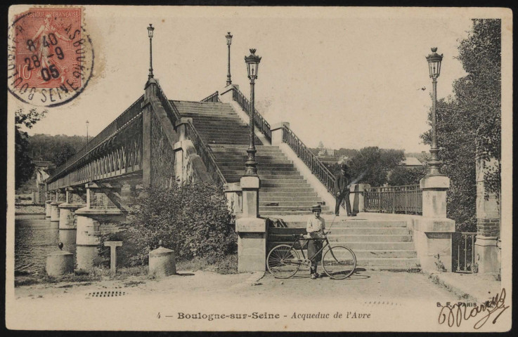 4 - Boulogne-sur-Seine: aqueduc de l'Avre.