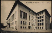 5 - Boulogne-Billancourt - La Mairie, Boulogne-Billancourt . Avenue André Morizet . - façade de l'Hôtel de VilleVue oblique droite de la façade de l'Hôtel de Ville