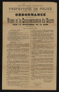 Ordonnance réglementant la vente et la consommation du sucre dans le département de la Seine,
