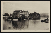 3 - Sèvres - La Seine - Les Usines Renault, Boulogne-Billancourt . ile Seguin, Usines Renault . - vue généraleVue sur l'ile Seguin depuis Sèvres