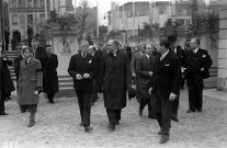 Entrée de la 3ème Foire Exposition d'urbanisme et d'hygiène de la ville de Boulogne-Billancourt (23 avril-3 mai 1936)