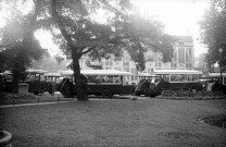 Colonies de vacances, voitures au départ