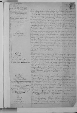 Naissance, enregistrement : Registre de 1923