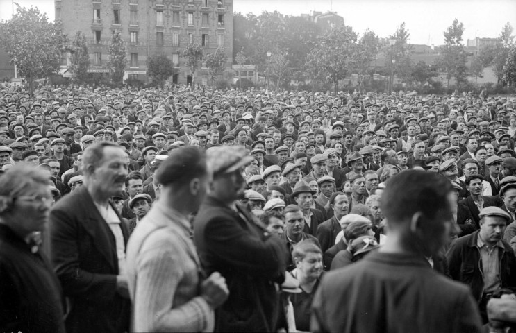 Inauguration de la maison des syndicats (7 juillet 1938)