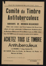 Comité du timbre antituberculeux : achetez tous le timbre antituberculeux,