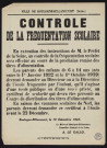 Fréquentation scolaire obligatoire,