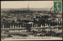 41 bis - Bellevue-Meudon: panorama sur Boulogne-Billancourt et Paris.
