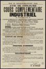 Avis de concours de cours complémentaire industriel [école de garçons 29 avenue Pierre-Grenier],