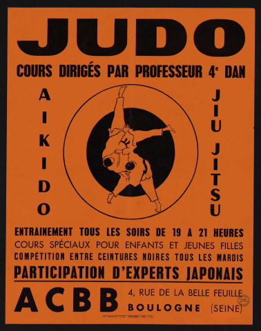 Judo : cours dirigés par professeur 4e dan,