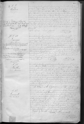 Naissance, enregistrement : Registre de 1887