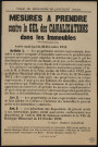 Mesures à prendre contre le gel des canalisations dans les immeubles,