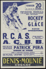 Hockey sur glace, RCAS (Royal Canadian air force en Allemagne) [contre] ACBB,