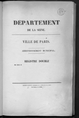 Mariage, enregistrement : Registre de 1886