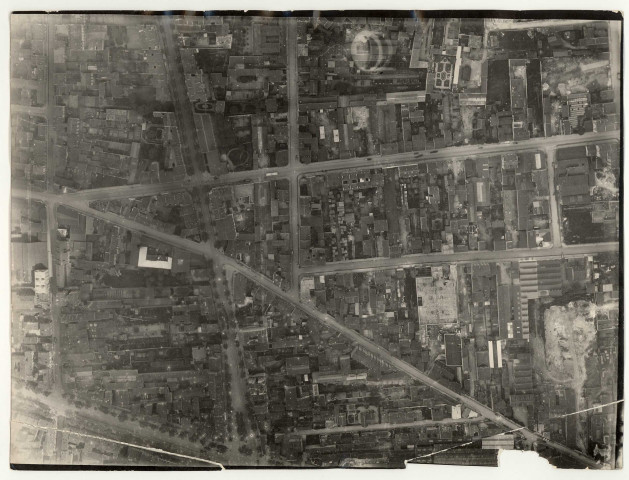 Boulogne-Billancourt, vues aériennes : Rue d'Aguesseau, Route de la Reine, Boulevard Jean Jaurès, Rue de Paris, Rue Fessart, Rue du Château, Rue Louis Pasteur, Rue Jules Simon