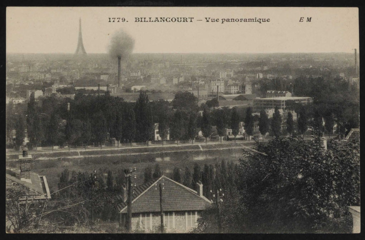 1779 - Billancourt: vue panoramique.