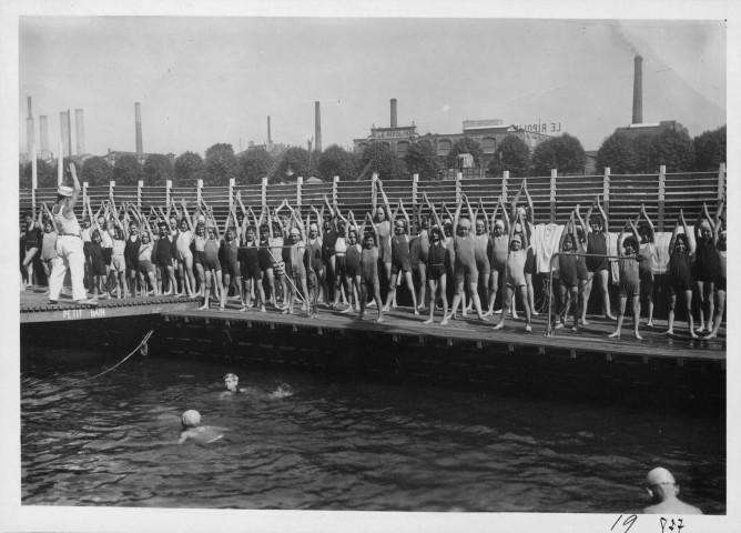 Patronage laïque, école de natation