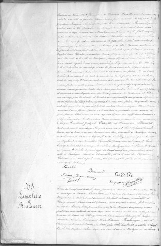 Mariage, enregistrement : Registre de 1904