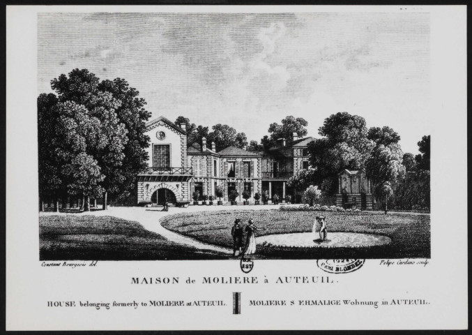 Maison de Molière à Auteuil (s.d.).