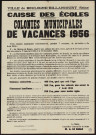 Colonies municipales de vacances 1956,