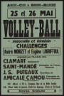 Volley-ball masculin et féminin : challenges André Morizet et Eugène Lagriffoul,